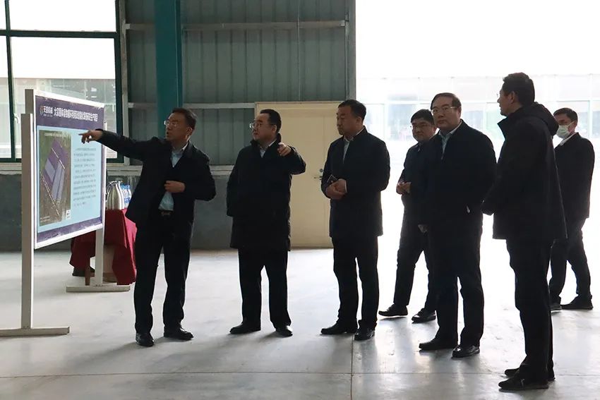 濟(jì)寧市委常委，市政府副市長、黨組副書記王宏偉蒞臨天意機(jī)械調(diào)研大宗固廢項(xiàng)目